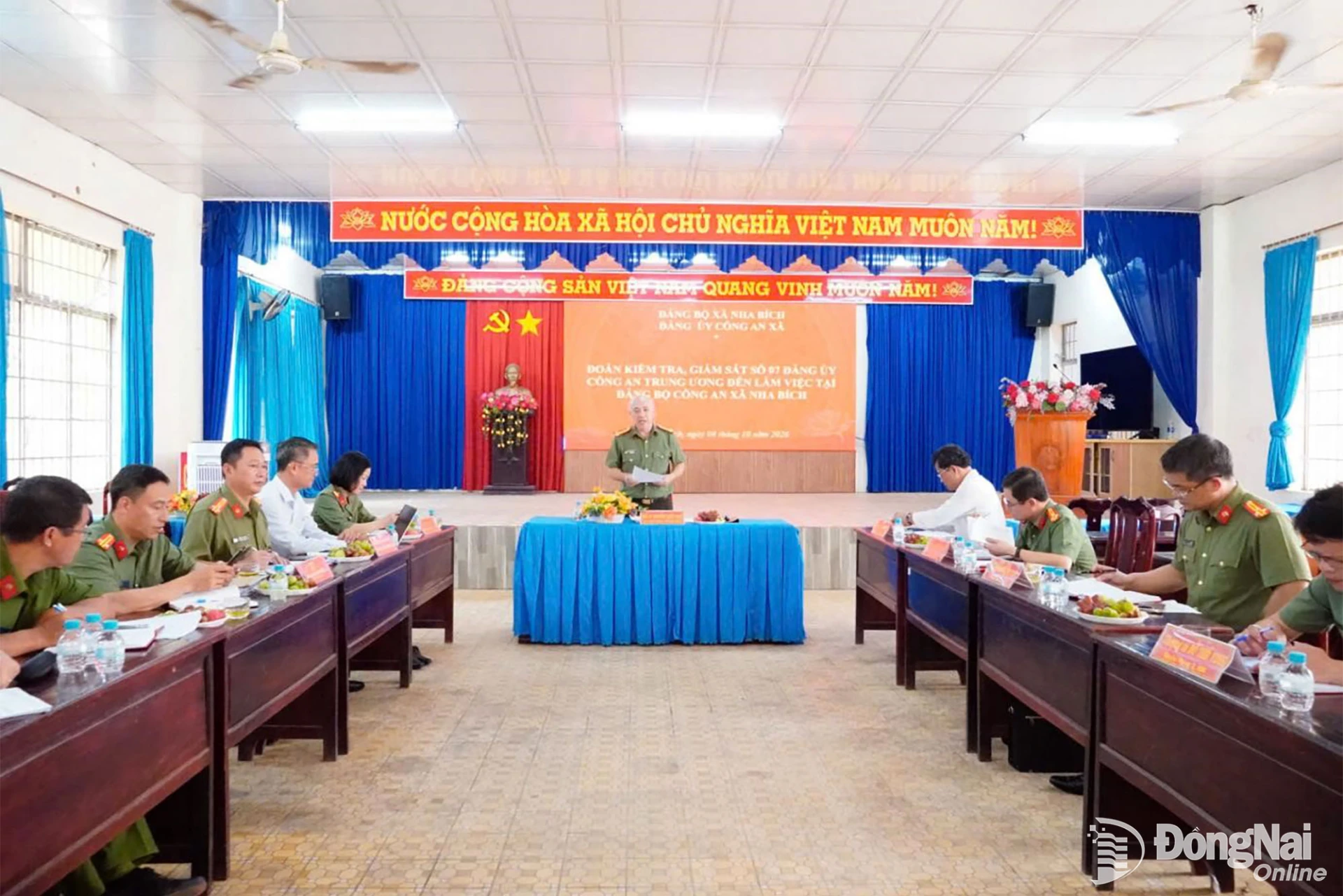Toàn cảnh buổi kiểm tra, giám sát. Ảnh: Bá Lợi

