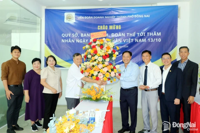 Ủy ban MTTQ Việt Nam thành phố Đồng Nai chúc mừng cộng đồng doanh nghiệp Ngày Doanh nhân Việt Nam