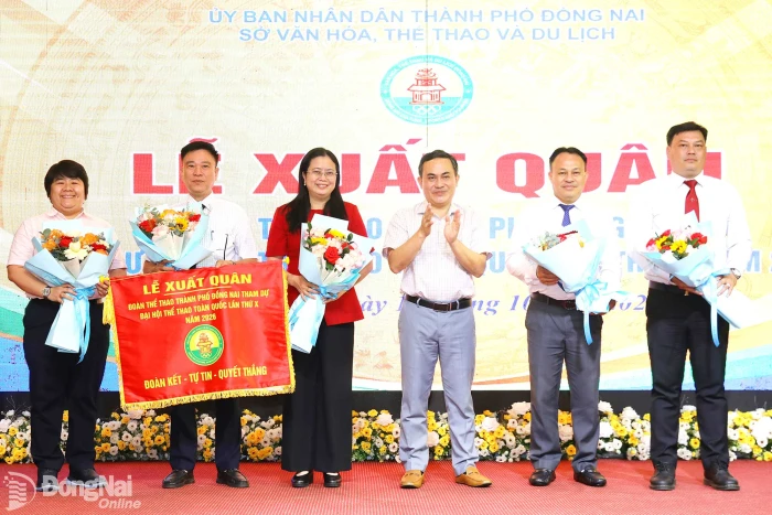 Đoàn Thể thao thành phố Đồng Nai xuất quân tham dự Đại hội Thể thao toàn quốc lần thứ X năm 2026
