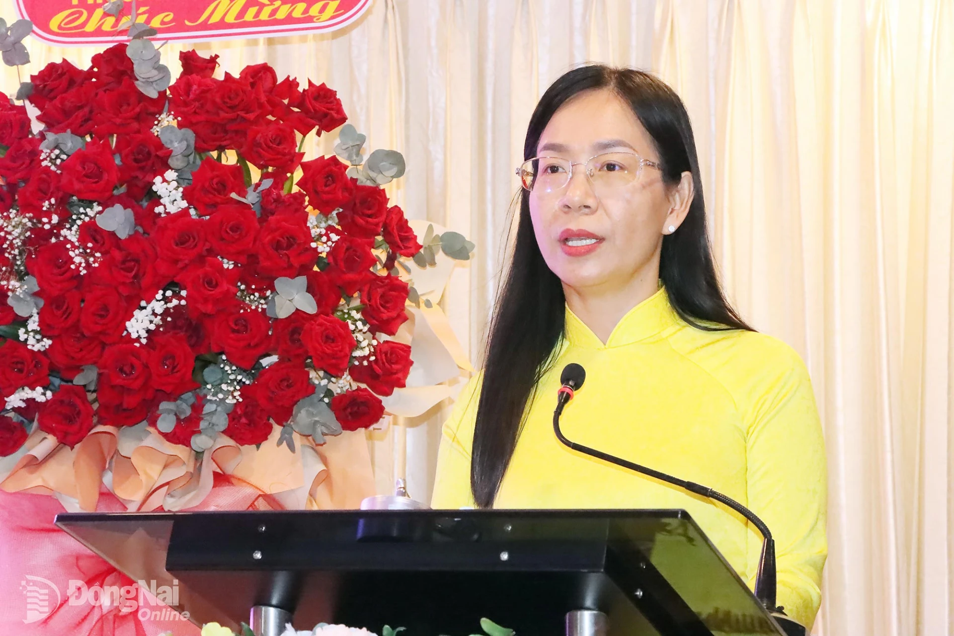 Le Thi Thanh Loan, Vice Chairwoman of the Dong Nai VFF Committee and Chairwoman of the DNWU, reflects on the union’s history and achievements. Photo: Quang Minh


