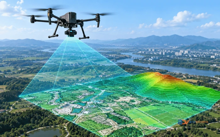 Bay đo đạc bản đồ bằng DRONE: Giải pháp thu thập dữ liệu địa hình hiện đại