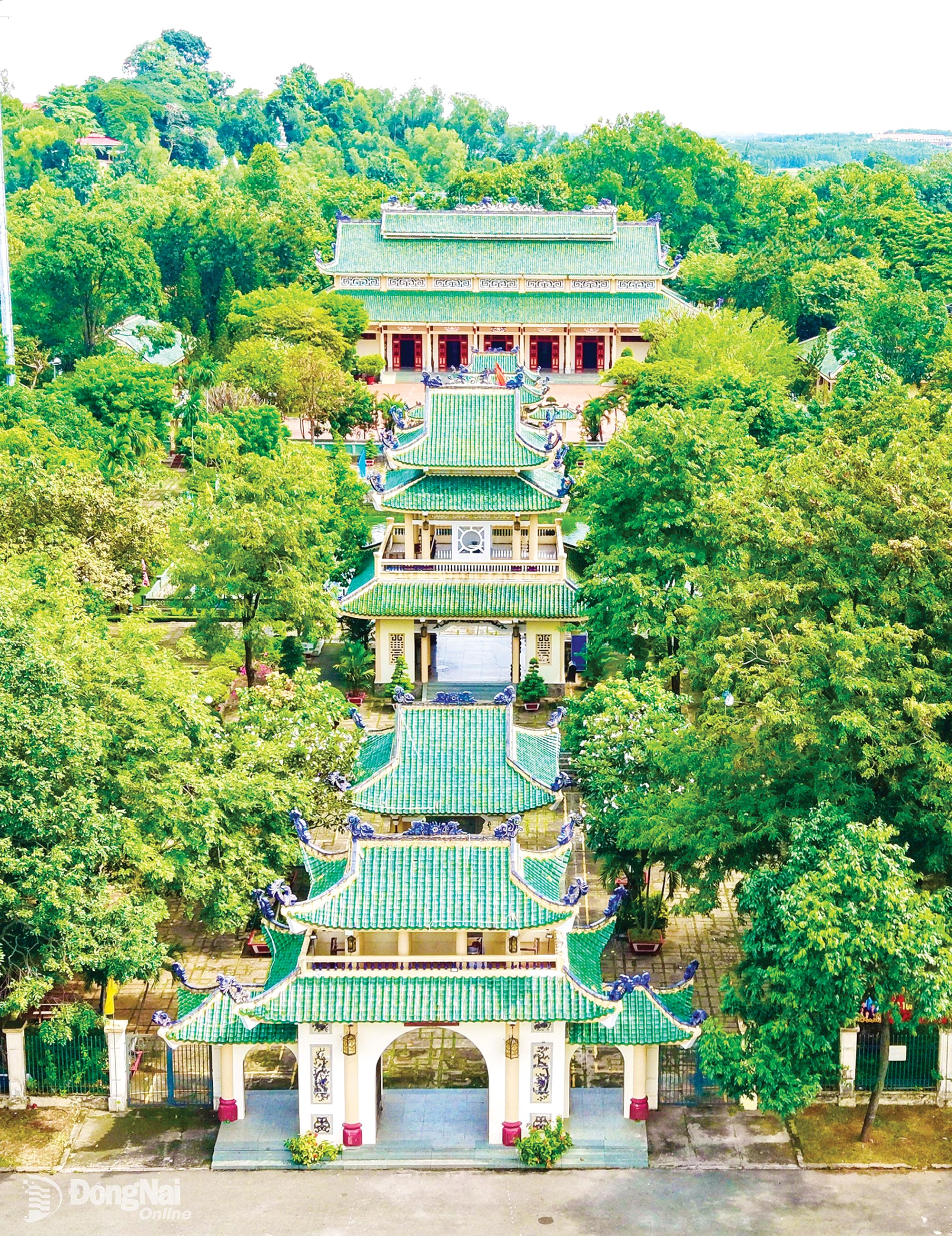 The Tran Bien Temple of Literature is located in Tran Bien Ward, the central urban area of Dong Nai City. Photo: Cong Nghia

