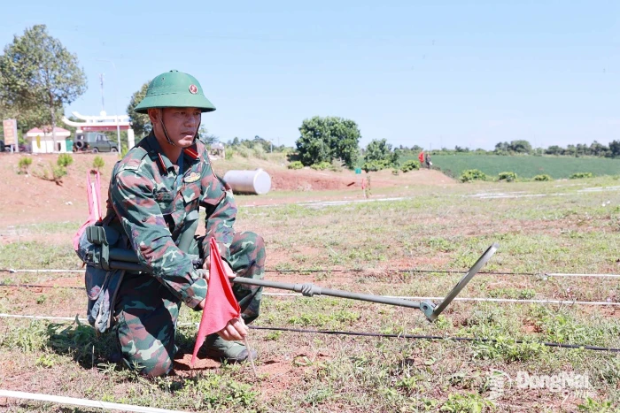 Kiểm tra năng lực xử lý, rà phá bom mìn, vật nổ tại Binh đoàn 16
