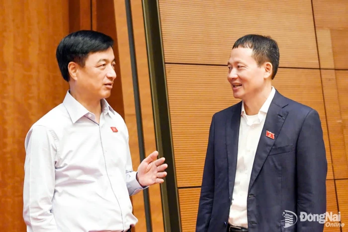Quốc hội thảo luận về Dự án Luật Thực hiện dân chủ ở cơ sở (sửa đổi) và Luật Kinh doanh bất động sản (sửa đổi)