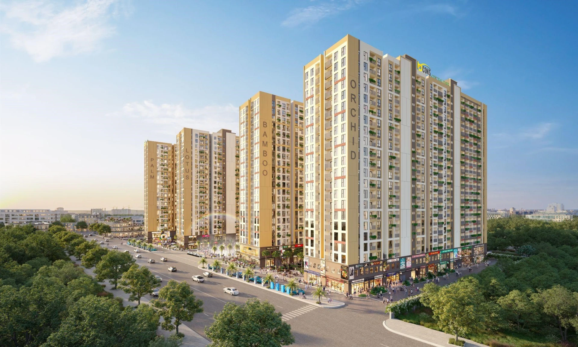 Bcons Central Park dự kiến giới thiệu đợt đầu tiên ra thị trường vào ngày 17-10.

