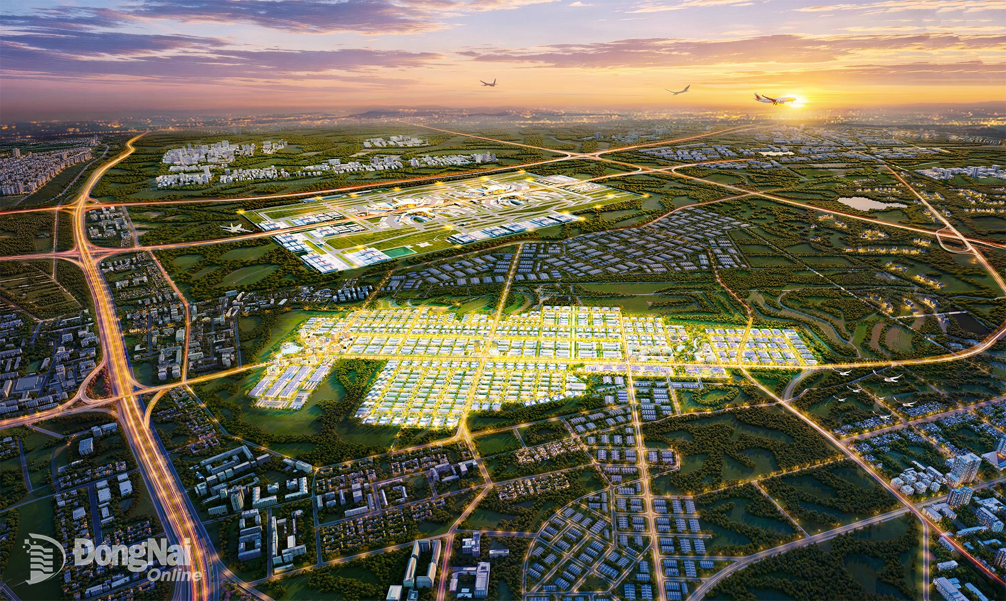 Ảnh 3: Dự án KNIC Nam Long Thành (Khu công nghiệp Bàu Cạn - Tân Hiệp) vào tháng 12-2025.

