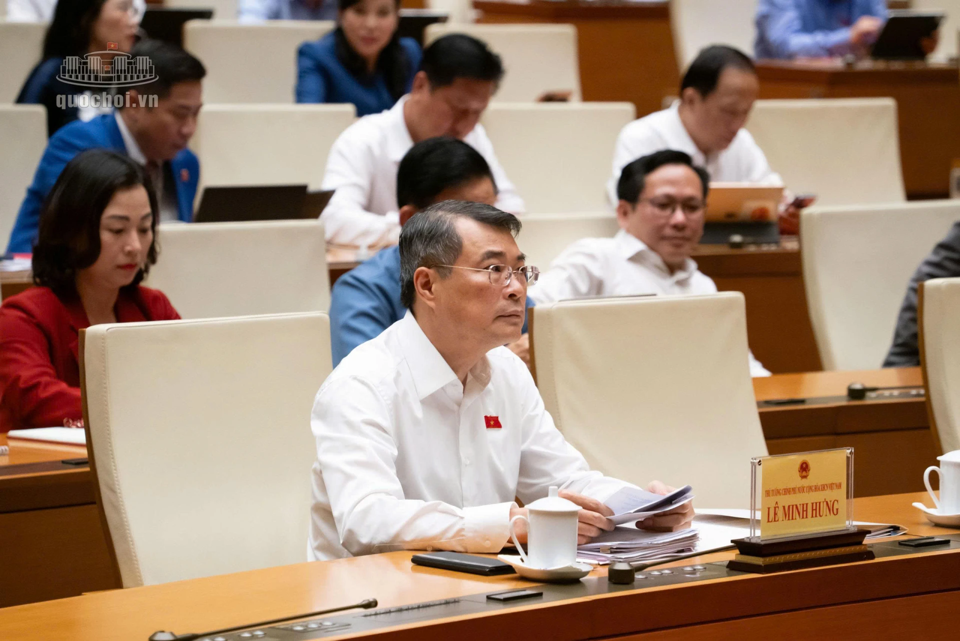 Thủ tướng Chính phủ Lê Minh Hưng tham dự phiên họp