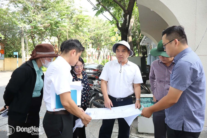 Đẩy nhanh tiến độ dự án mở rộng đường kết nối khu vực trung tâm phường Trấn Biên