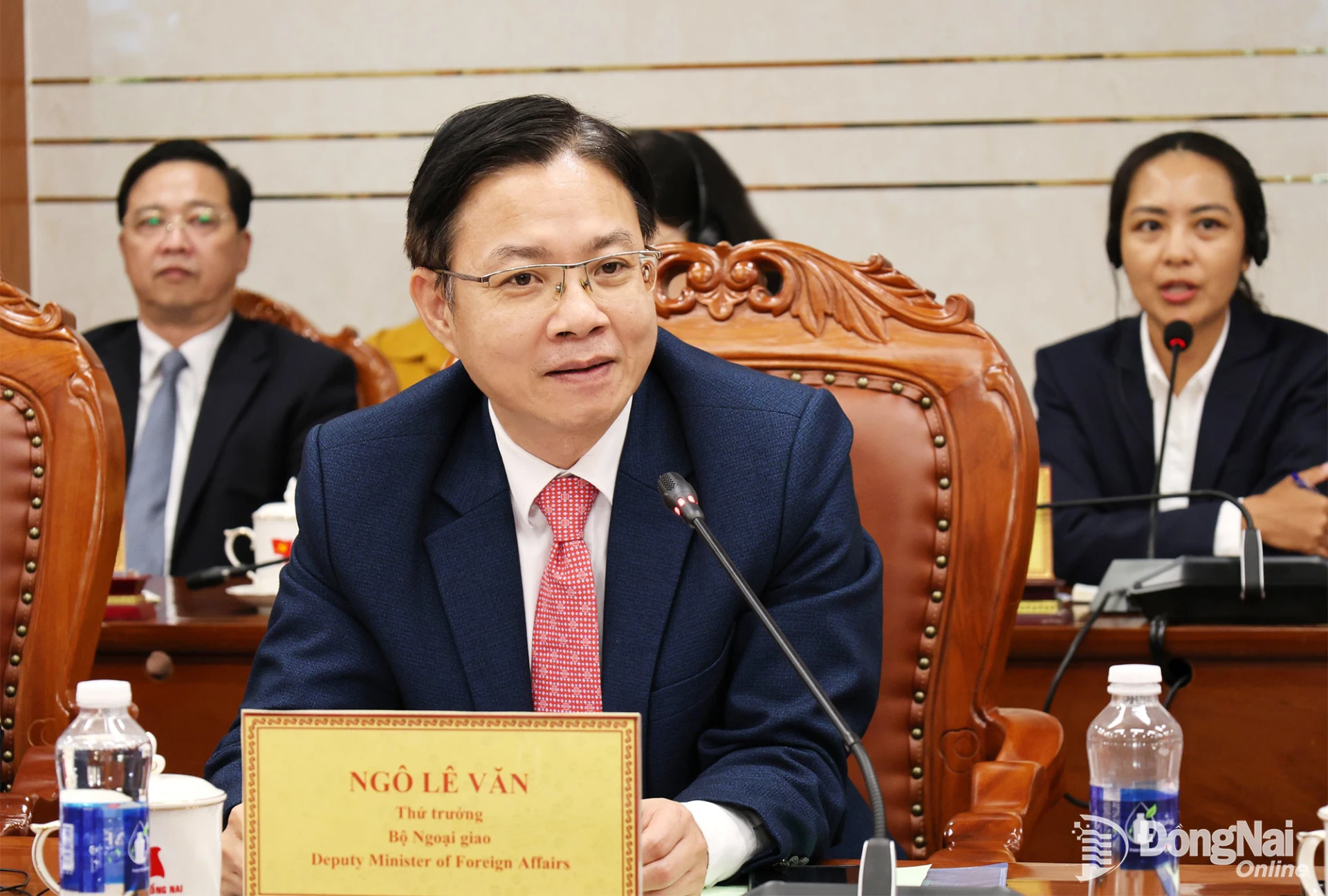 Thứ trưởng Bộ Ngoại giao Ngô Lê Văn. Ảnh: Ngọc Liên