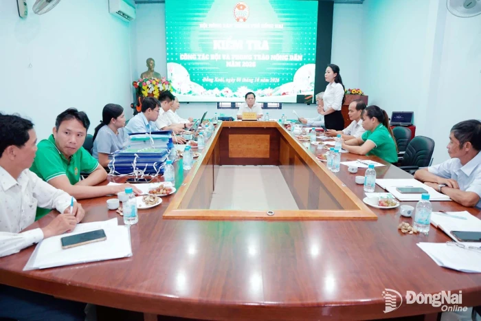 Kiểm tra công tác hội và phong trào nông dân năm 2026
