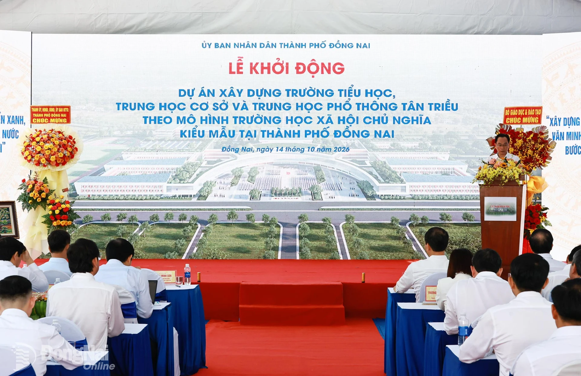 Quang cảnh buổi lễ. Ảnh: Công Nghĩa