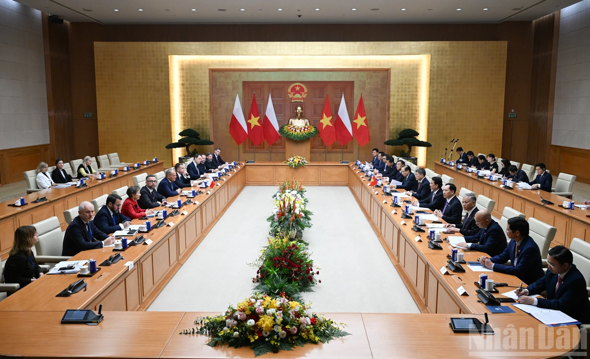 Quang cảnh hội đàm.