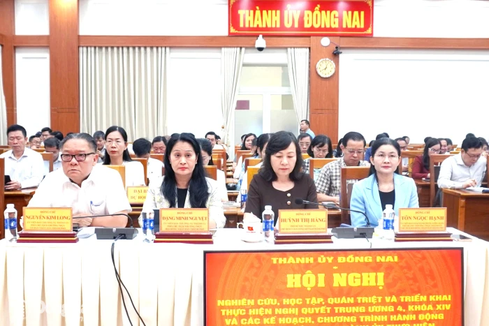 Đồng Nai quán triệt, triển khai các nghị quyết của Hội nghị lần thứ 4 Ban Chấp hành Trung ương Đảng khóa XIV