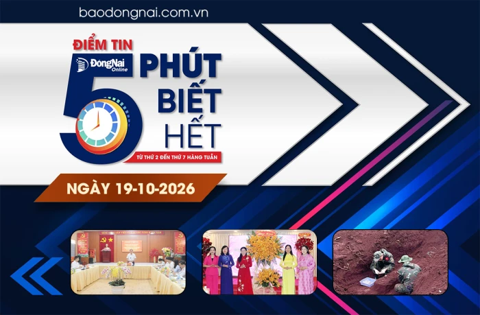 Điểm tin '5 phút biết hết' sáng 19-10: Không để tình trạng 'vốn đã được bố trí nhưng dự án không triển khai được'
