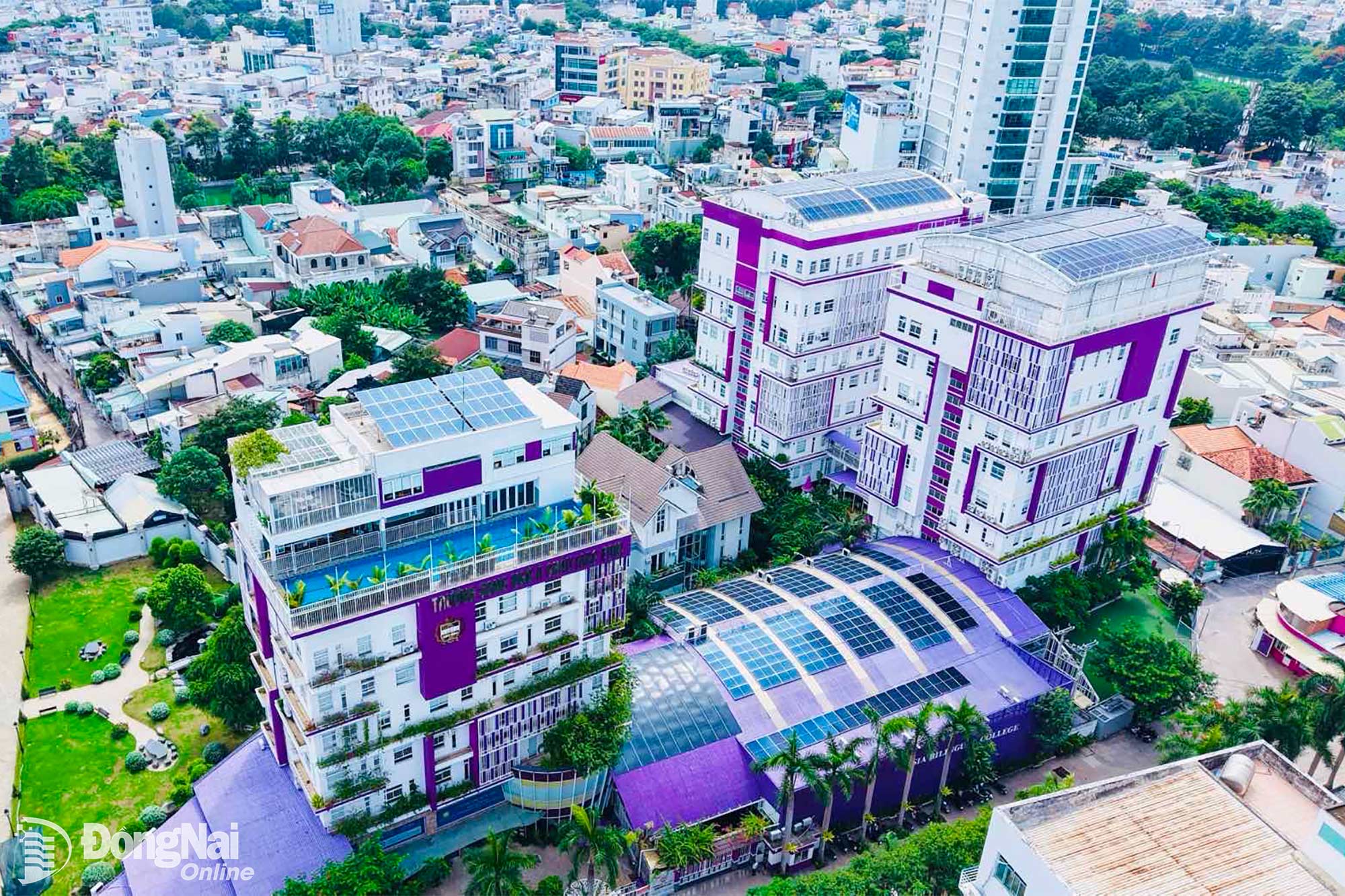 Asia Bilingual College (primary, lower secondary and high school) in Tran Bien Ward is the only private school with two students on Dong Nai City’s team for the 2026–2027 National Excellent Student Selection Exam. Photo: Cong Nghia

