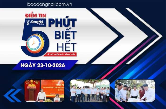 Điểm tin '5 phút biết hết' sáng 23-10: Chăm lo xây dựng Đảng vững mạnh từ từng chi bộ