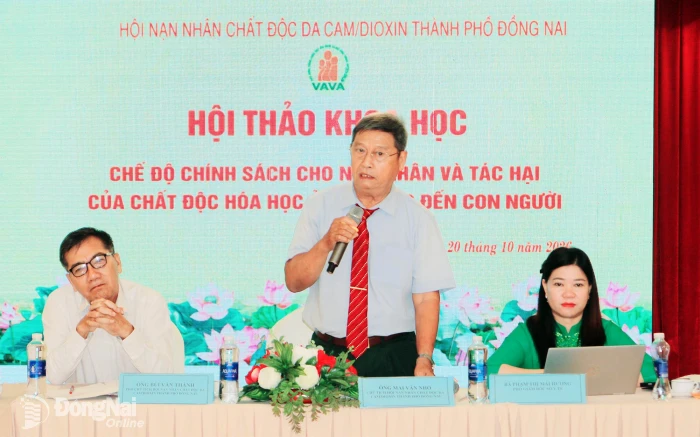 Đồng Nai tổ chức hội thảo khoa học về chế độ chính sách cho nạn nhân chất độc da cam