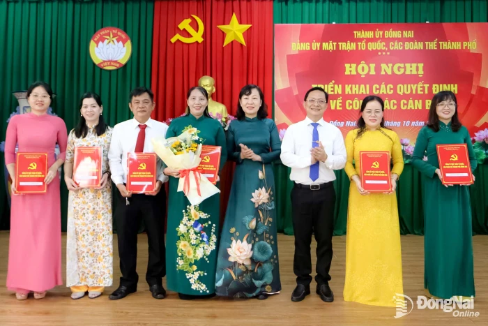 Đảng ủy MTTQ, các đoàn thể thành phố triển khai các quyết định về công tác cán bộ