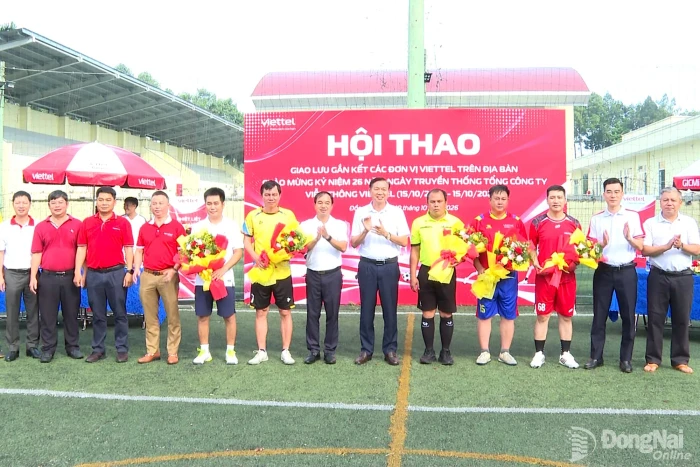 Hội thao giao lưu gắn kết các đơn vị Viettel tại Đồng Nai