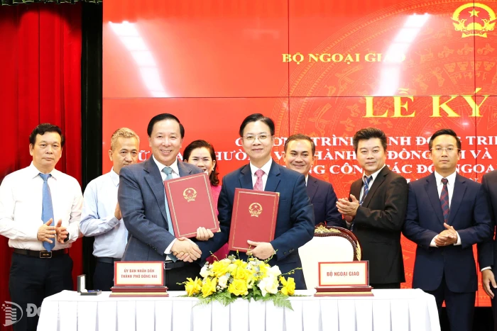 Bộ Ngoại giao và thành phố Đồng Nai ký kết Chương trình hành động triển khai Quy chế phối hợp về công tác đối ngoại và hội nhập quốc tế