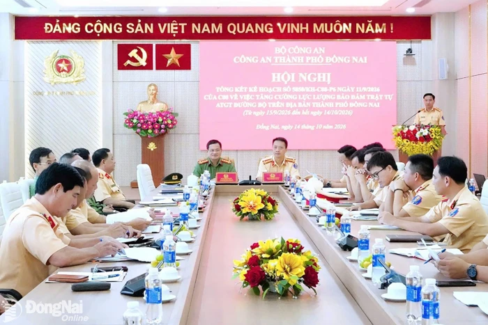 Cục Cảnh sát giao thông sơ kết một tháng phối hợp kéo giảm tai nạn giao thông tại Đồng Nai