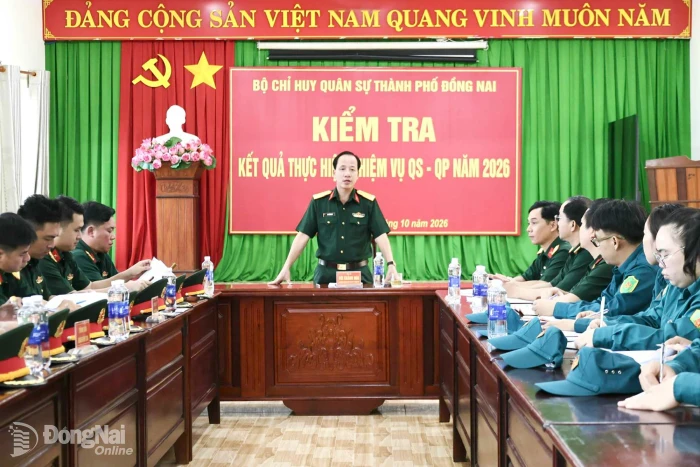 Chủ động nắm chắc tình hình, tham mưu hiệu quả các nhiệm vụ quân sự quốc phòng
