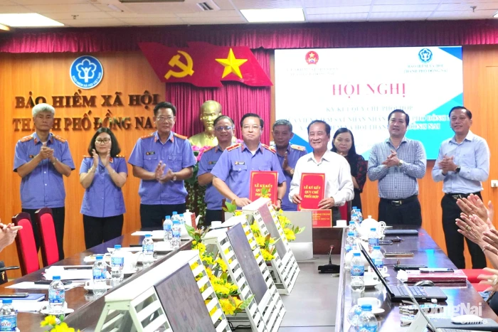 Bảo hiểm xã hội Đồng Nai ký kết quy chế phối hợp với Viện Kiểm sát nhân dân Đồng Nai