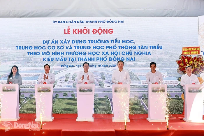 Khởi động Dự án Xây dựng Trường liên cấp Tân Triều theo mô hình trường học xã hội chủ nghĩa đầu tiên tại thành phố Đồng Nai