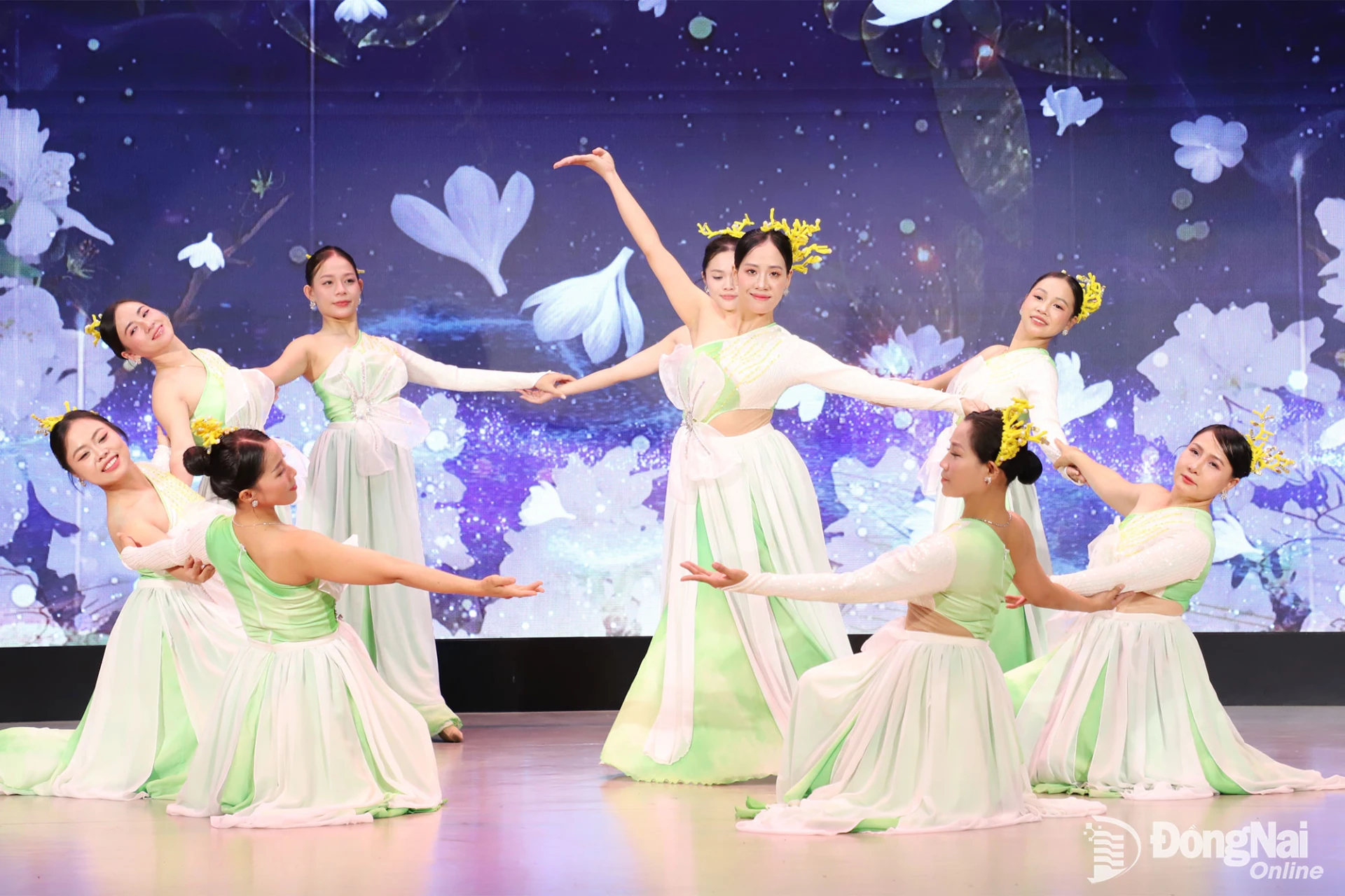 Tiết mục múa Hương bưởi sẽ được Nhà hát Nghệ thuật Đồng Nai biểu diễn trong Tuần Văn hóa - Đại đoàn kết thành phố Đồng Nai 2026. Ảnh: My Ny
