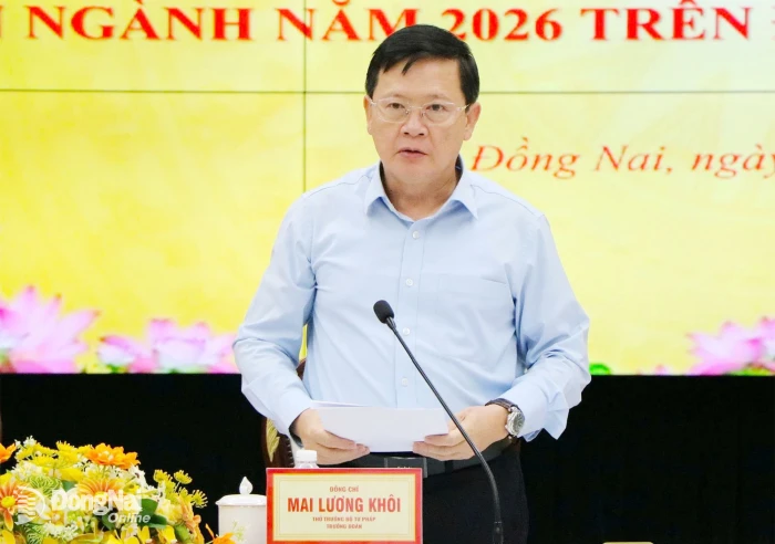 Đoàn kiểm tra liên ngành của Bộ Tư pháp kiểm tra công tác tổ chức thi hành pháp luật tại Đồng Nai