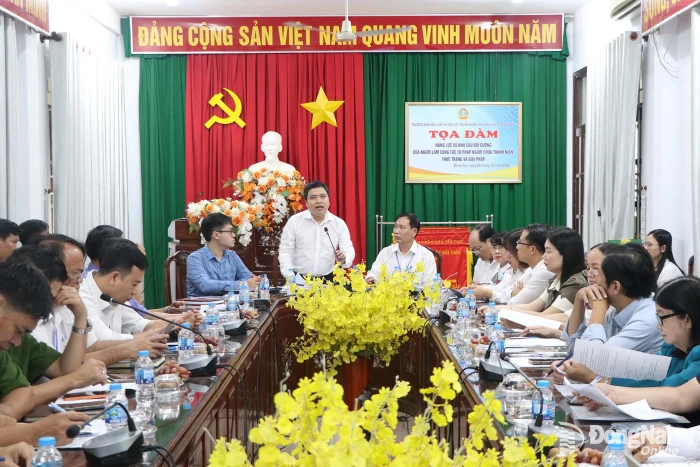 Tọa đàm năng lực và nhu cầu bồi dưỡng người làm công tác tư pháp về người chưa thành niên