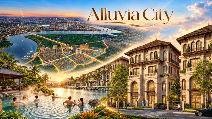 Alluvia City: Sức hút của đô thị sinh thái khoáng nóng giữa làn sóng phát triển hạ tầng phía Đông Hà Nội