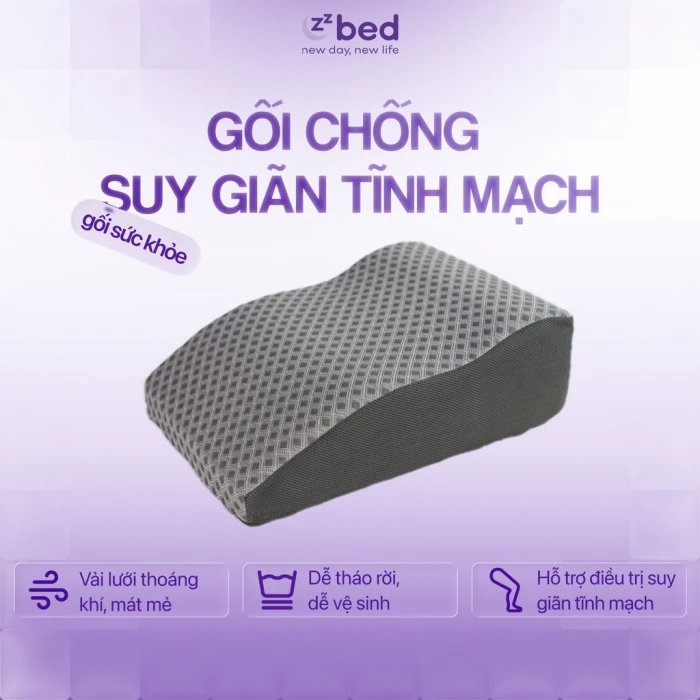 Bí quyết nâng niu giấc ngủ cùng gối sức khỏe Zzbed