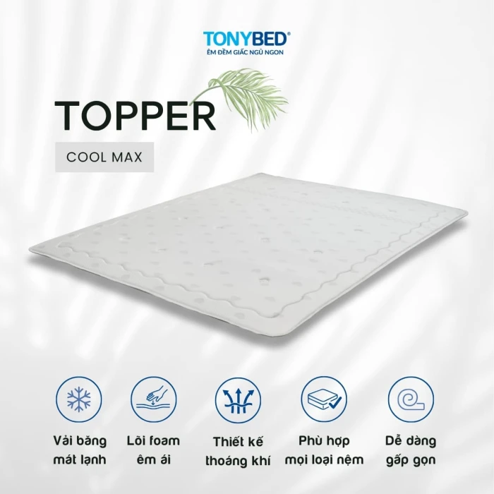 Nâng cấp nệm cũ không cần thay mới: Giải pháp nệm topper đến từ Tonybed