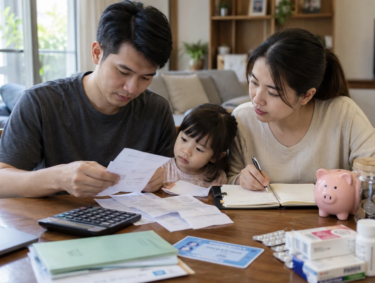 Quỹ y tế riêng giúp gia đình chủ động khi phát sinh chi phí ngoài phần bảo hiểm chi trả.