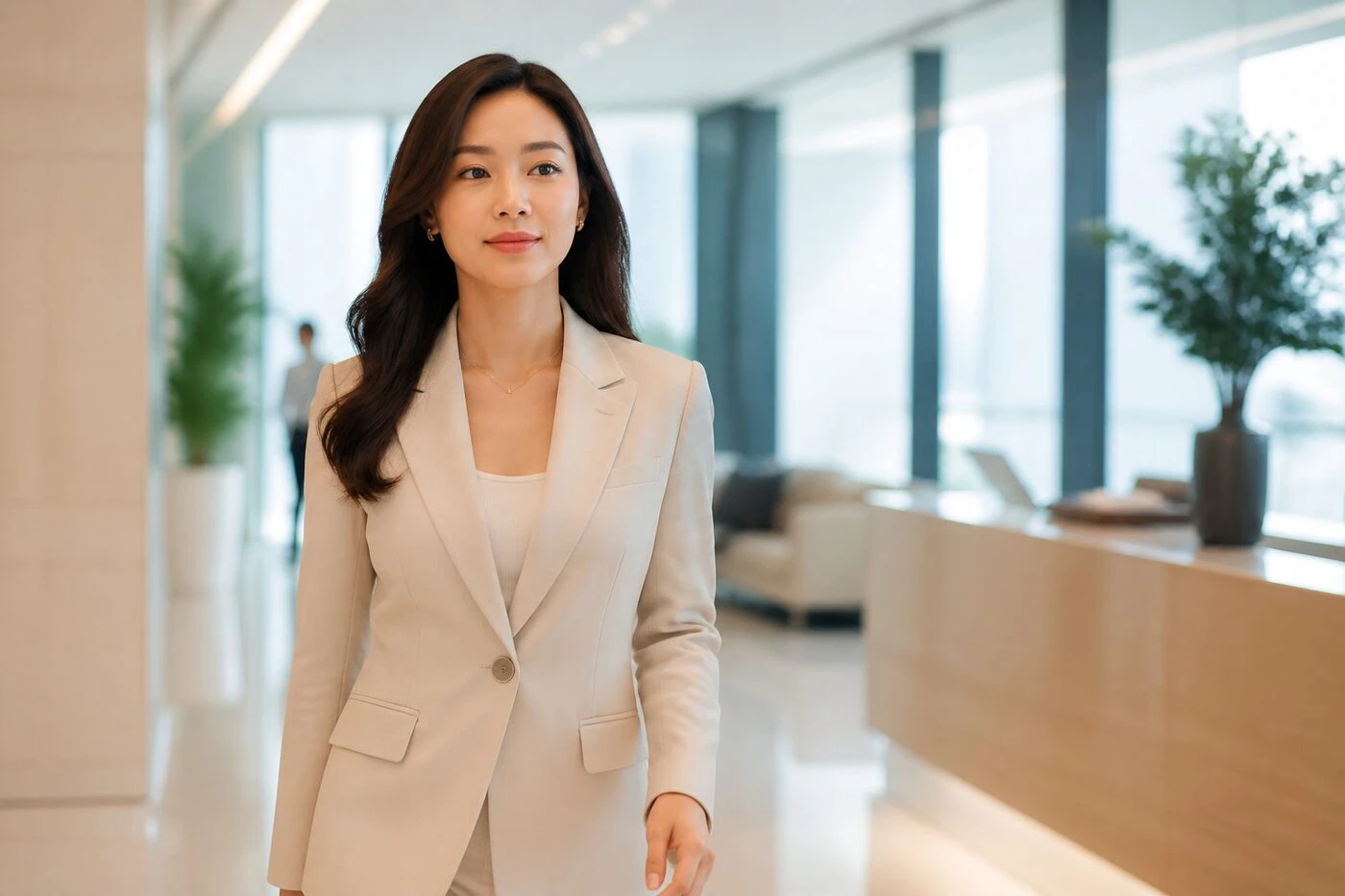 Lớp trang điểm đi làm gọn gàng sau khóa học.