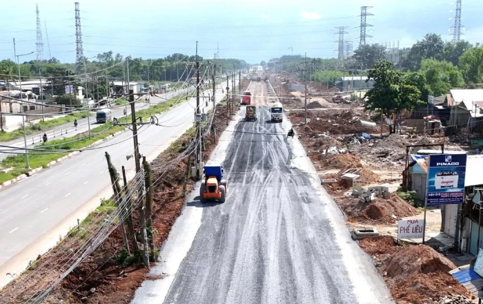 Hoàn thành giải phóng mặt bằng Dự án Nâng cấp đường 25B