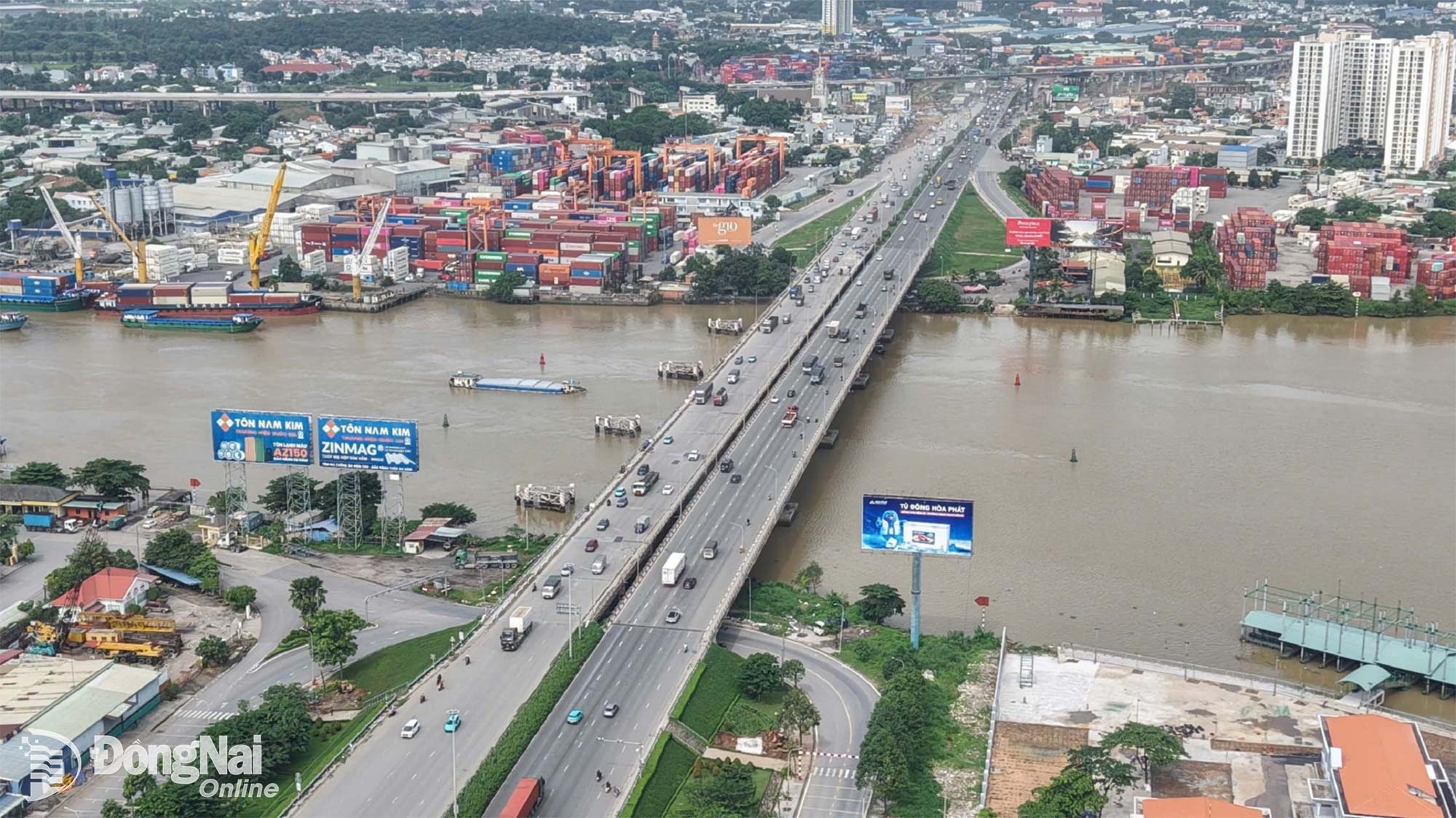 Bộ Xây dựng phê duyệt chủ trương đầu tư Dự án Nâng cao tĩnh không các cầu khu vực phía Bắc và phía Nam, trong đó có cầu Đồng Nai cũ. Ảnh: Phạm Tùng