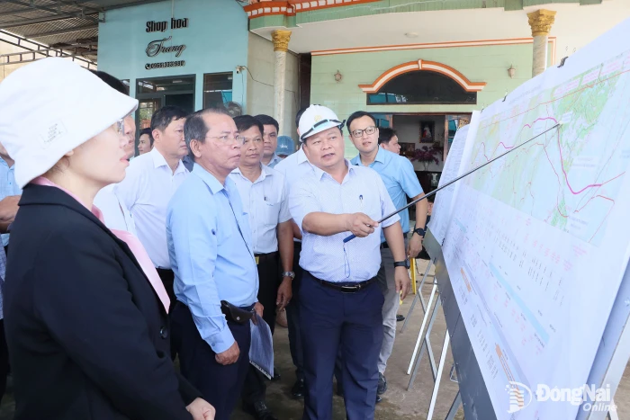 Thường trực HĐND thành phố Đồng Nai khảo sát tiến độ triển khai Dự án cao tốc Gia Nghĩa - Chơn Thành