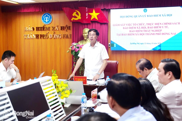 Hội đồng Quản lý bảo hiểm xã hội giám sát tại Đồng Nai