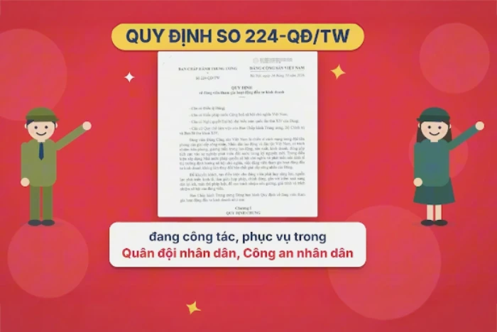 [Short Video] Một ‘lướt’ hiểu Luật: Quyền tham gia hoạt động đầu tư kinh doanh của đảng viên đang công tác, phục vụ trong Quân đội nhân dân, Công an nhân dân
