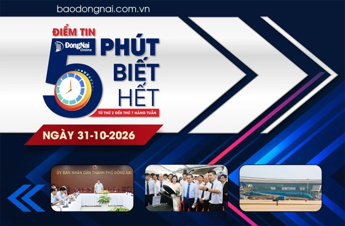 Điểm tin '5 phút biết hết' sáng 31-10: Cần có quyết tâm, lộ trình, kế hoạch cụ thể trong giải ngân vốn đầu tư công