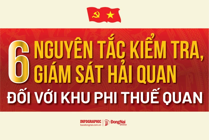 [Infographic] Nguyên tắc kiểm tra, giám sát hải quan đối với khu phi thuế quan ra sao?