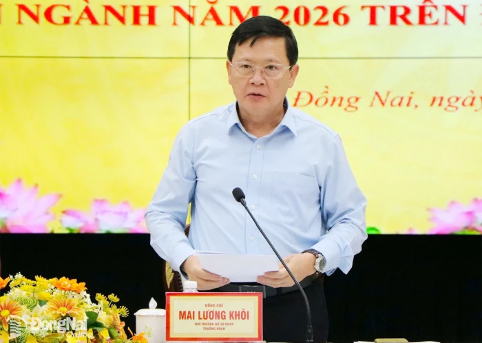 Đoàn kiểm tra liên ngành của Bộ Tư pháp kiểm tra công tác tổ chức thi hành pháp luật tại Đồng Nai