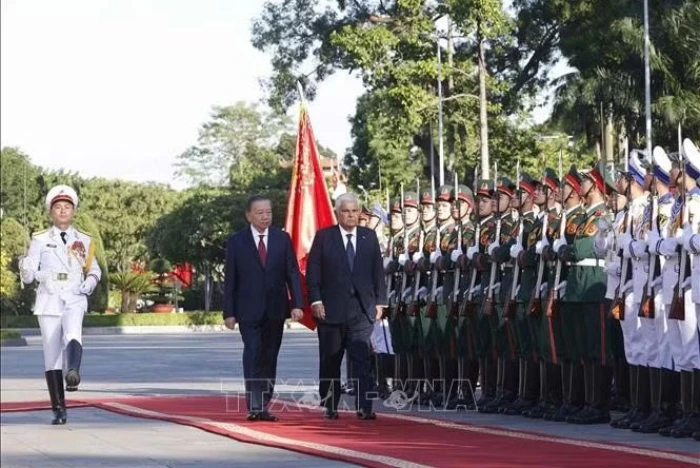 Tổng Bí thư, Chủ tịch nước Tô Lâm chủ trì Lễ đón Tổng thống Panama