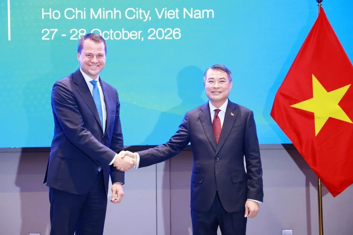 Thủ tướng Lê Minh Hưng tiếp Giám đốc điều hành Diễn đàn Kinh tế thế giới