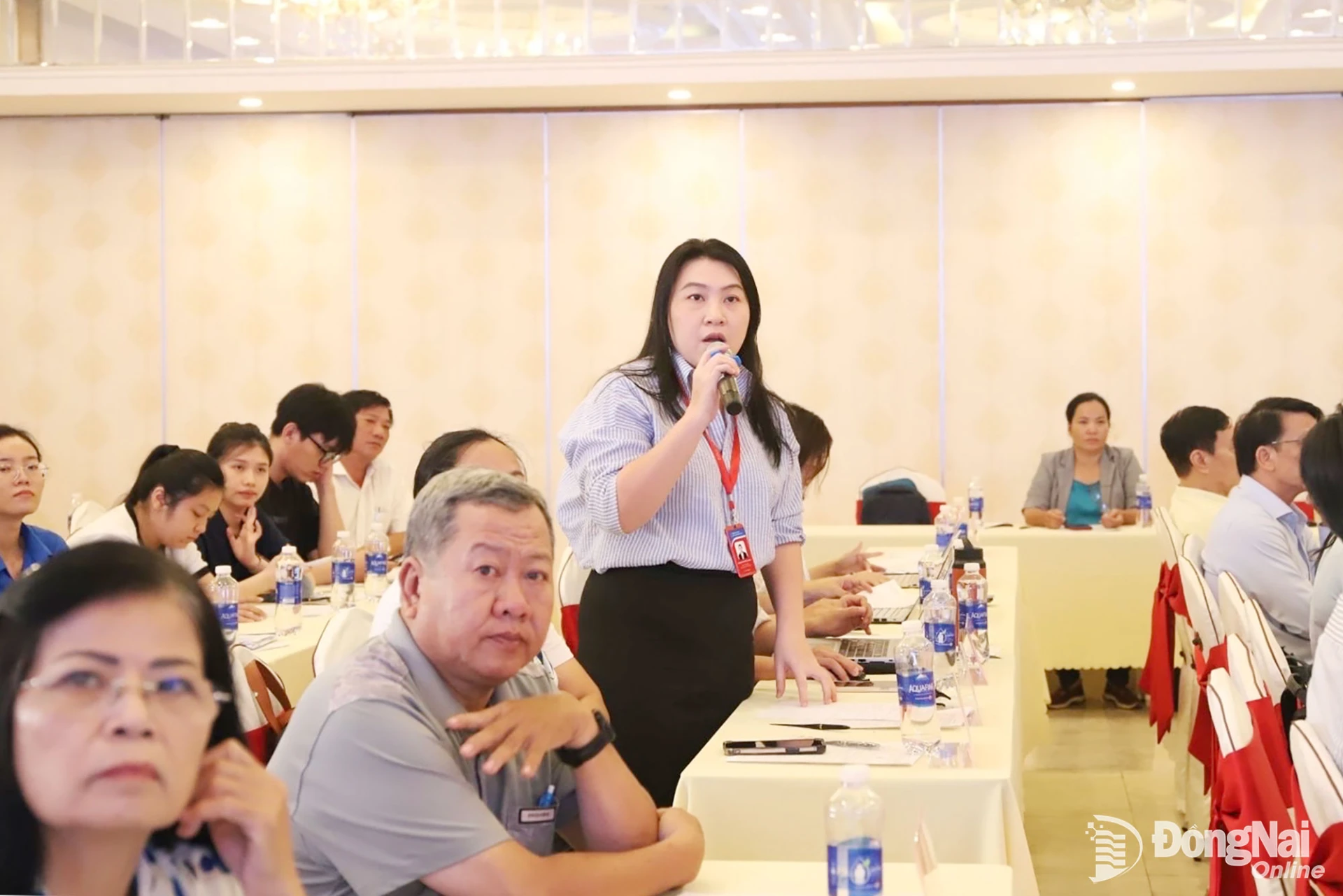 Đại biểu tham gia thảo luận tại hội thảo. Ảnh: B.Nguyên