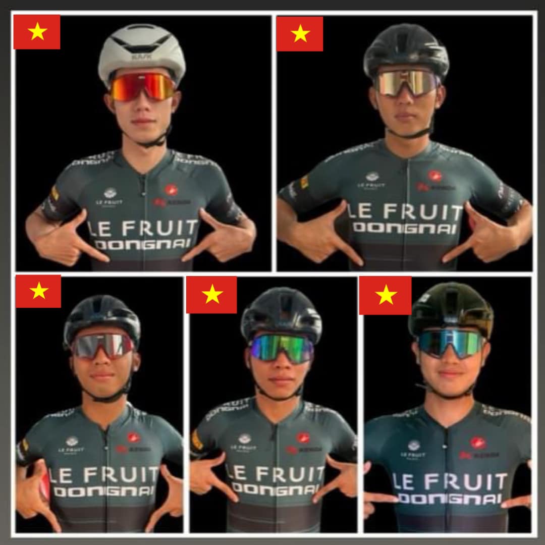 5 cua-rơ trẻ đội tuyển xe đạp Đồng Nai tham dự giải