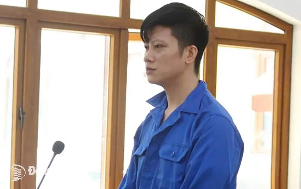 Bị cáo Nguyễn Xuân Huế tại phiên tòa xét xử