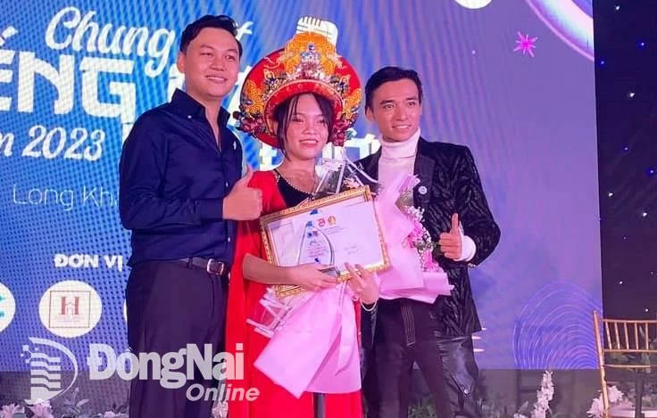 Thí sinh Phạm Ngọc Gia Hân, học sinh Trường THPT Long Khánh đã giành được giải nhất của cuộc thi